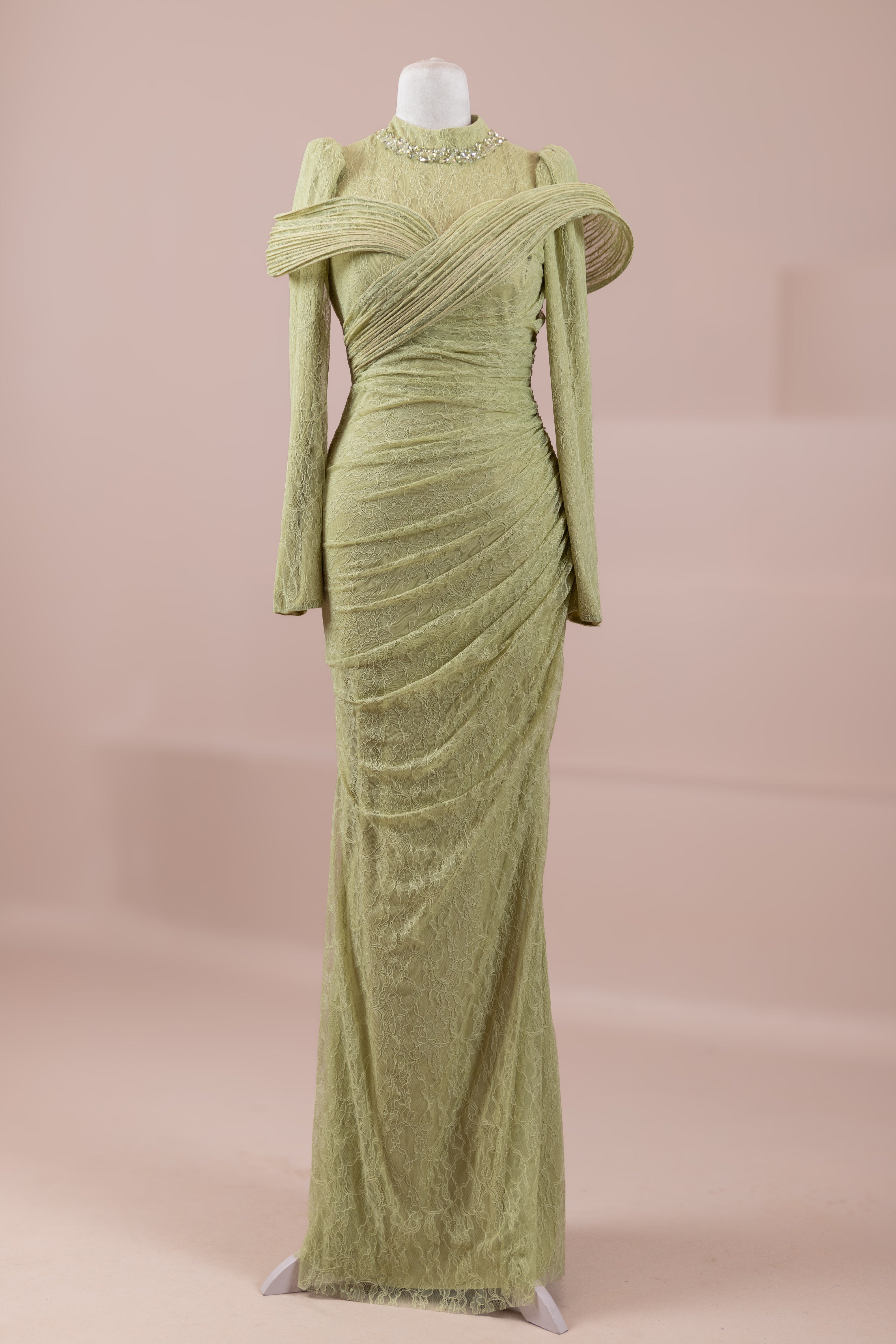 Charm Dantelli Tesettür Abiye.