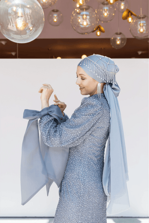 Alina Tesettür Abiye - FioraofDress - tesettur - abiye - 48 - antrasitt - hijab - evening - dress