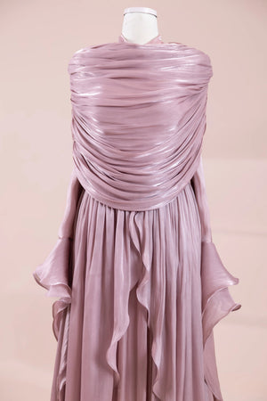 Aréa Tesettür Abiye - FioraofDress - tesettur - abiye - rose - 38 - hijab - evening - dress