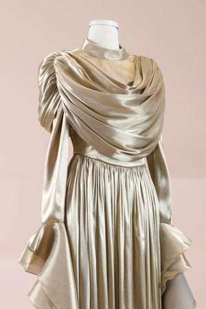 Arvia Tesettür Abiye - FioraofDress - tesettur - abiye - VİZON - 36 - hijab - evening - dress