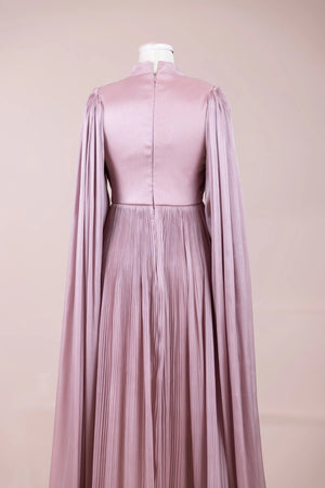 Ayrez Tesettür Abiye - FioraofDress - tesettur - abiye - rose - 38 - hijab - evening - dress