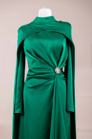 Ayza Tesettür Abiye - FioraofDress - tesettur - abiye - zümrüt - 38 - hijab - evening - dress