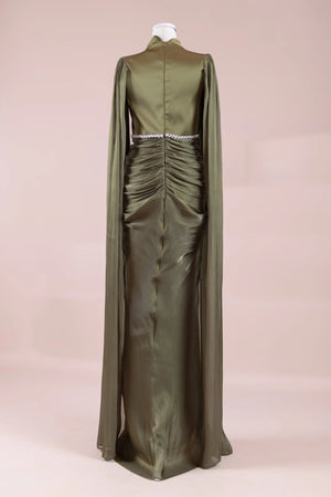 Belin Tesettür Abiye - FioraofDress - tesettur - abiye - Çimen yeşili - 36 - hijab - evening - dress