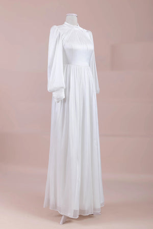 Belora Tesettür Abiye - FioraofDress - tesettur - abiye - Beyaz - 38 - hijab - evening - dress