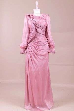 Bloom Tesettür Abiye - FioraofDress - tesettur - abiye - PEMBE - 38 - hijab - evening - dress