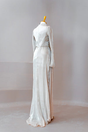 Camellia Tesettür Abiye - FioraofDress - tesettur - abiye - Ekru - 38 - hijab - evening - dress