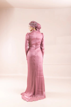 Camellia Tesettür Abiye - FioraofDress - tesettur - abiye - Berry - 38 - hijab - evening - dress