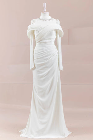 Charm Tesettür Abiye - FioraofDress - tesettur - abiye - Beyaz - 36 - hijab - evening - dress