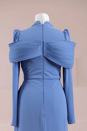 Charm Tesettür Abiye - FioraofDress - tesettur - abiye - Mavii - 44 - hijab - evening - dress