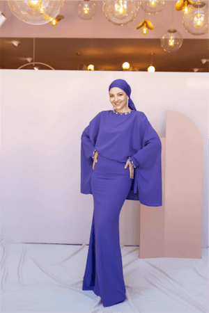 Eveline Tesettür Abiye - FioraofDress - tesettur - abiye - 44 - LİLAA - hijab - evening - dress