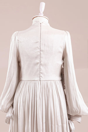 Flora Tesettür Abiye - FioraofDress - tesettur - abiye - BEJ - 38 - hijab - evening - dress