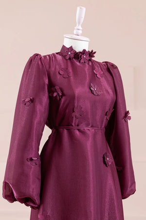 Flowers Tesettür Abiye - FioraofDress - tesettur - abiye - Chery - 36 - hijab - evening - dress