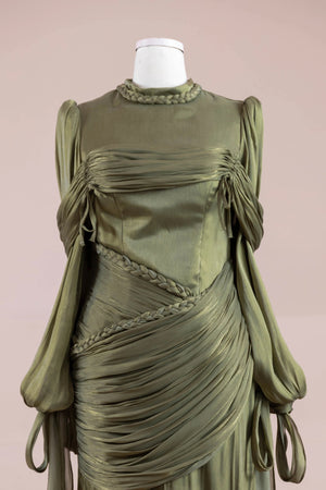 Galadriel Tesettür Abiye - FioraofDress - tesettur - abiye - Çimen yeşili - 38 - hijab - evening - dress