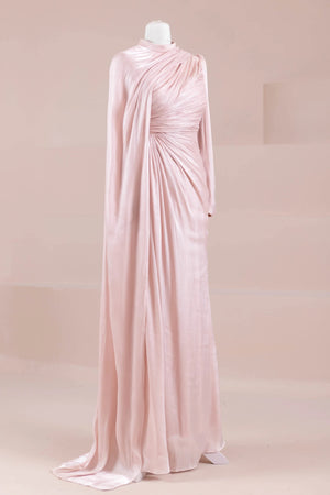 Glory Sade Tesettür Abiye - FioraofDress - tesettur - abiye - Pudra - 38 - hijab - evening - dress