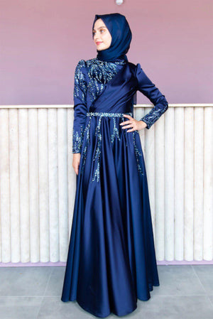 Hazal Tesettür Abiye - FioraofDress - tesettur - abiye - 48 - hijab - evening - dress