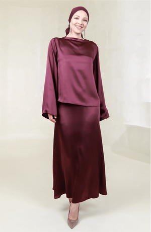 Candida Tesettür Takım - lila