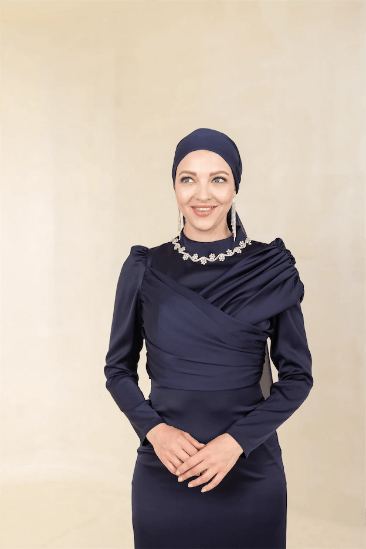 Esperanza Tesettür Abiye - lacivert