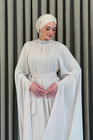 Elisa Tesettür Abiye - Vanilya