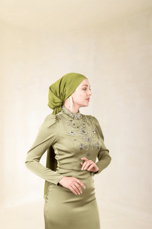 Irene Tesettür Abiye - Siyah