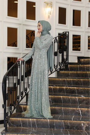 Işıltı Tesettür Abiye - FioraofDress - tesettur - abiye - 38 - Çağla - hijab - evening - dress