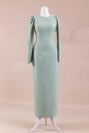 Jawhar Tesettür Abiye - FioraofDress - tesettur - abiye - mint - 38 - hijab - evening - dress