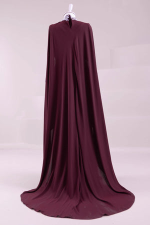 Layali Tesettür Abiye - FioraofDress - tesettur - abiye - BORDO - 40 - hijab - evening - dress