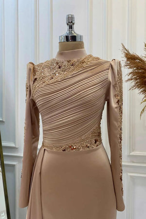 Leyla Tesettür Abiye - FioraofDress - tesettur - abiye - rose - 38 - hijab - evening - dress