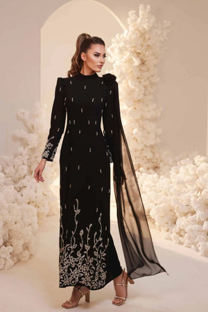 Loren Tesettür Abiye - FioraofDress - tesettur - abiye - Siyahh - 38 - hijab - evening - dress