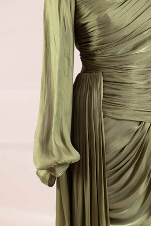 Lotus Tesettür Abiye - FioraofDress - tesettur - abiye - Çimen yeşili - 38 - hijab - evening - dress