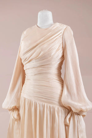 Lova Tesettür Abiye - FioraofDress - tesettur - abiye - Pudra - 38 - hijab - evening - dress