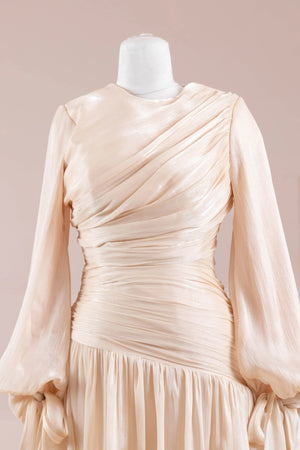 Lova Tesettür Abiye - FioraofDress - tesettur - abiye - Pudra - 38 - hijab - evening - dress