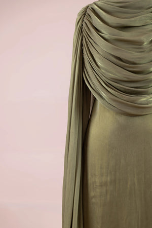 Lunesse Tesettür Abiye - FioraofDress - tesettur - abiye - Çimen yeşili - 38 - hijab - evening - dress