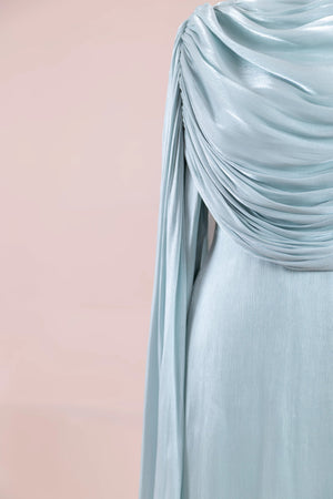 Lunesse Tesettür Abiye - FioraofDress - tesettur - abiye - mint - 38 - hijab - evening - dress