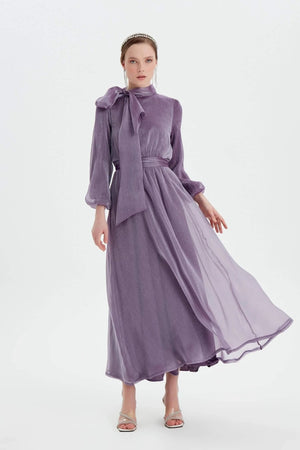 Meva Abiye - FioraofDress - tesettur - abiye - 42 - Bakır - hijab - evening - dress