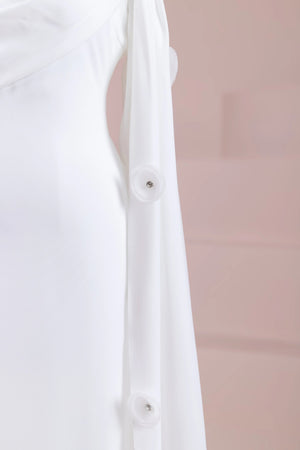 Mire Tesettür Abiye - FioraofDress - tesettur - abiye - Beyaz - 38 - hijab - evening - dress