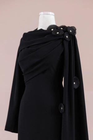 Mire Tesettür Abiye - FioraofDress - tesettur - abiye - Siyahh - 38 - hijab - evening - dress