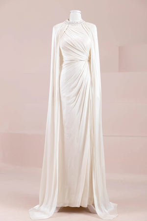 Nela Tesettür Abiye - FioraofDress - tesettur - abiye - Morr - 38 - hijab - evening - dress