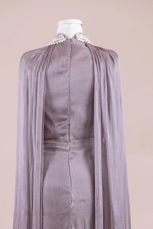 Nela Tesettür Abiye - FioraofDress - tesettur - abiye - VİZON - 38 - hijab - evening - dress