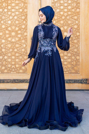 Neva Tesettür Abiye - FioraofDress - tesettur - abiye - 48 - hijab - evening - dress