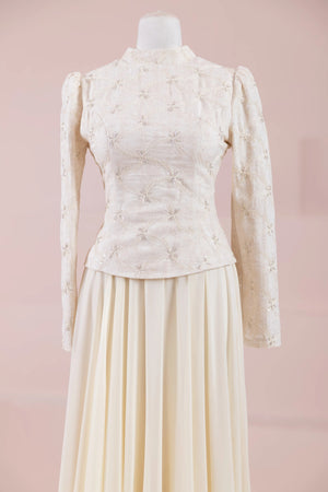 Ponte Tesettür Abiye - FioraofDress - tesettur - abiye - Ekru - 38 - hijab - evening - dress