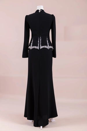 Ranya Tesettür Abiye - FioraofDress - tesettur - abiye - Siyahh - 38 - hijab - evening - dress