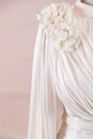 Rosavé Tesettür Abiye - FioraofDress - tesettur - abiye - krem - 38 - hijab - evening - dress