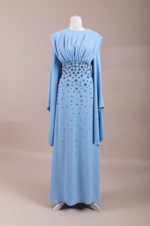 Rouge Tesettür Abiye - FioraofDress - tesettur - abiye - Mavi - 38 - hijab - evening - dress