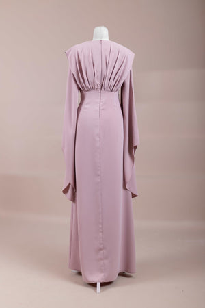 Rouge Tesettür Abiye - FioraofDress - tesettur - abiye - Pudra - 38 - hijab - evening - dress