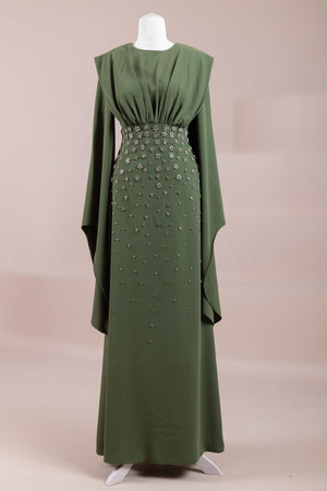 Rouge Tesettür Abiye - FioraofDress - tesettur - abiye - Yeşil - 38 - hijab - evening - dress