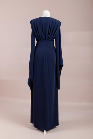 Rouge Tesettür Abiye - FioraofDress - tesettur - abiye - Lacivert - 38 - hijab - evening - dress