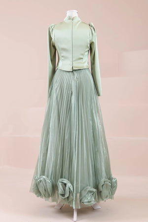 Rozya Tesettür Abiye - FioraofDress - tesettur - abiye - Çağla - 38 - hijab - evening - dress