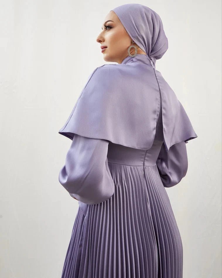 Rüya Lila Tesettür Abiye - FioraofDress - tesettur - abiye - 44 - LİLAA - hijab - evening - dress