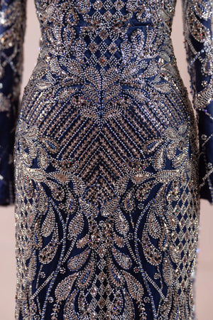 Sena Tesettür Abiye - FioraofDress - tesettur - abiye - lacivert - 38 - hijab - evening - dress