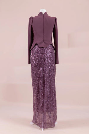 Simera Tesettür Abiye - FioraofDress - tesettur - abiye - Berry - 38 - hijab - evening - dress